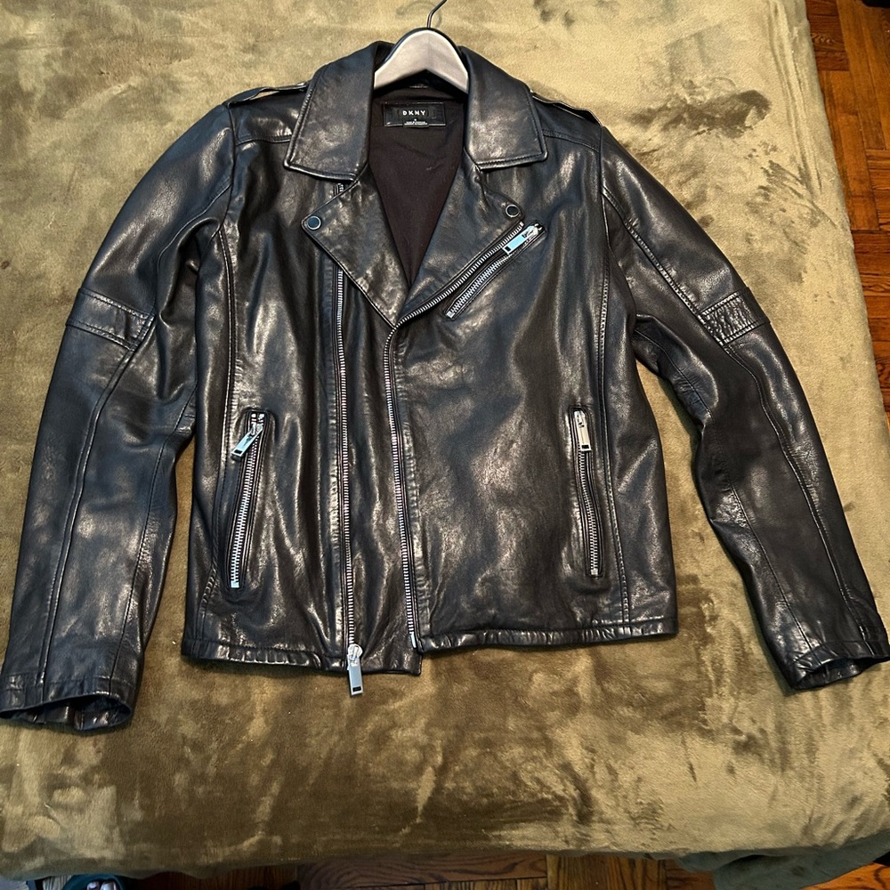 DKNY Leather Moto Jacket from Sample Sale 100% leather pre-owned